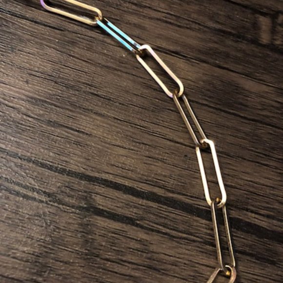 Gold Colored Chain Necklace - Picture 5 of 5